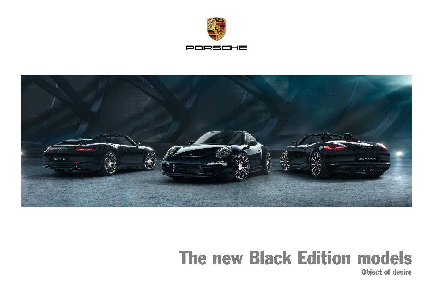 2015 Porsche Black Edition Brochure Page 4